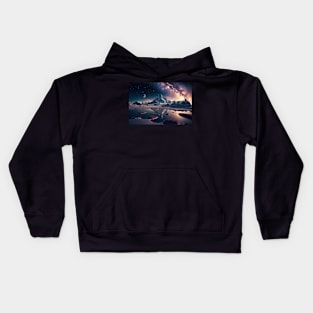 Beautiful landscape, space Kids Hoodie